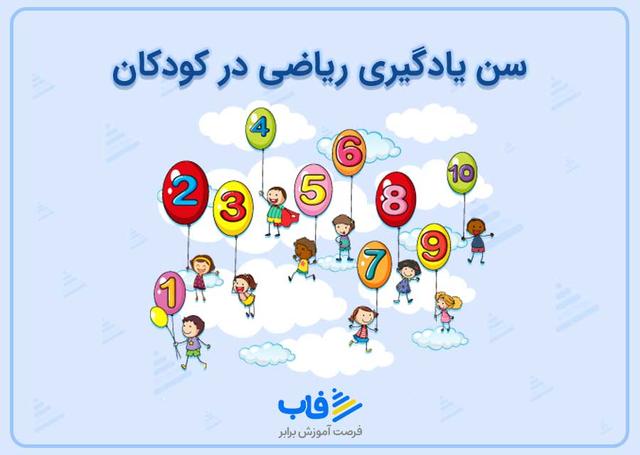 سن یادگیری ریاضی در کودکان
